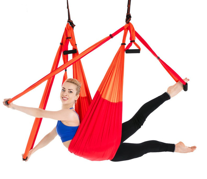 Anti-Gravity Yoga Hammock for Aerial Dance, Rock Climbing, & Swinging - FITSPIRED