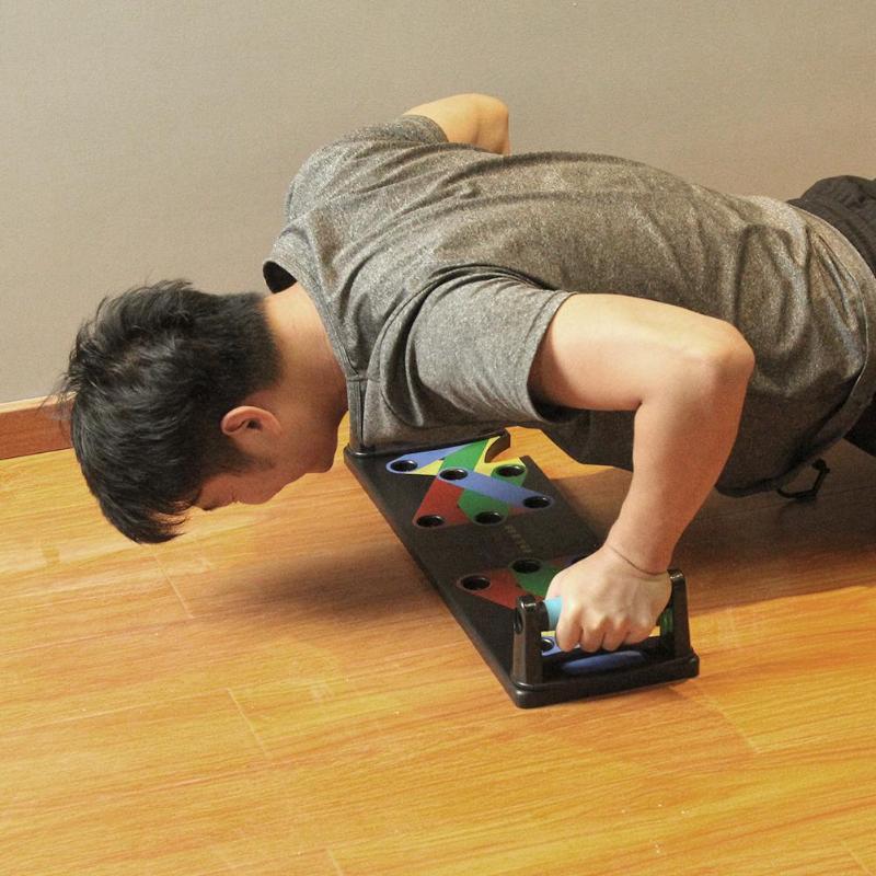 9-in-1 Color-Coded Push-Up Board