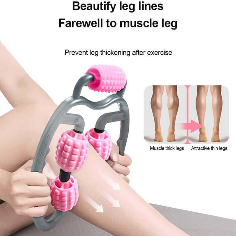 U-Shape Trigger Point Massage Roller for Full Body, Arms, Legs, Neck