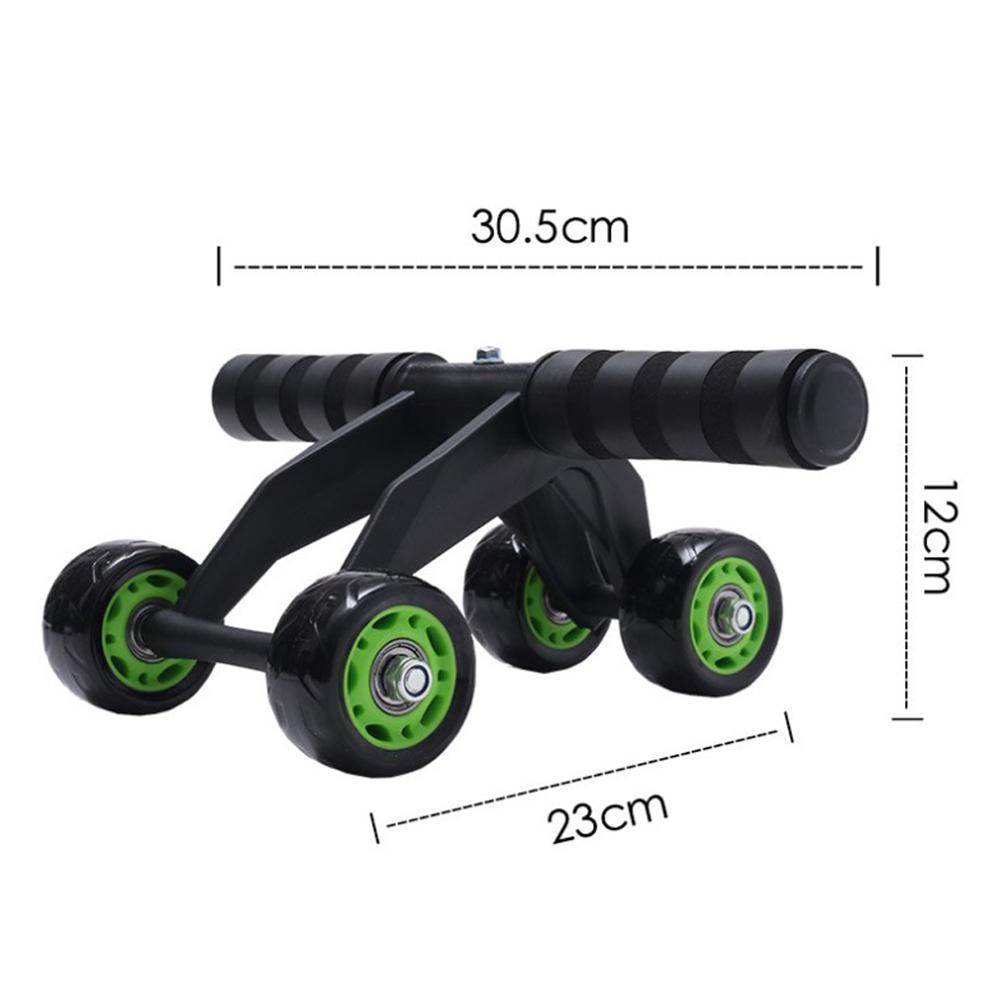 Four-Wheeled Abdominal Roller