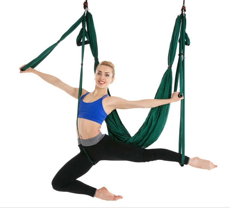 Anti-Gravity Yoga Hammock for Aerial Dance, Rock Climbing, & Swinging - FITSPIRED