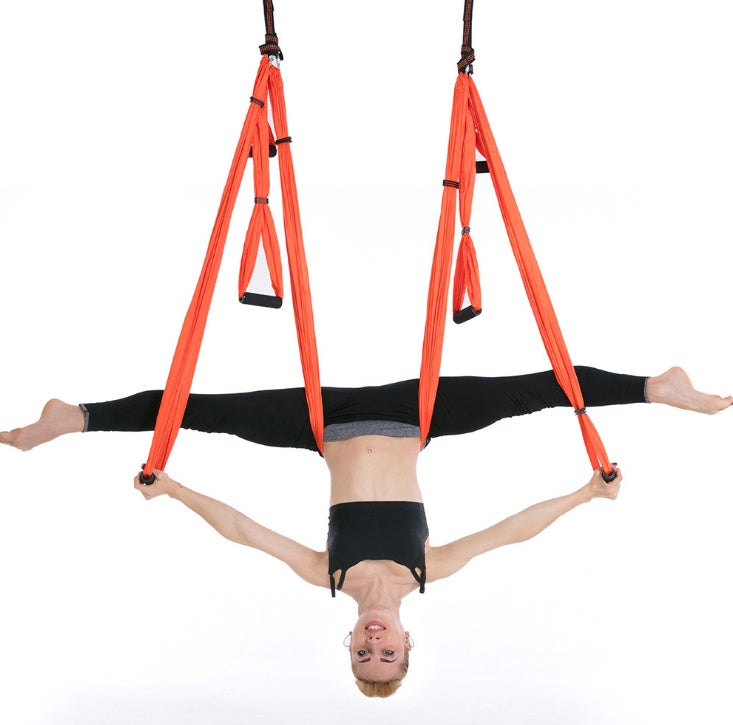 Anti-Gravity Yoga Hammock for Aerial Dance, Rock Climbing, & Swinging - FITSPIRED